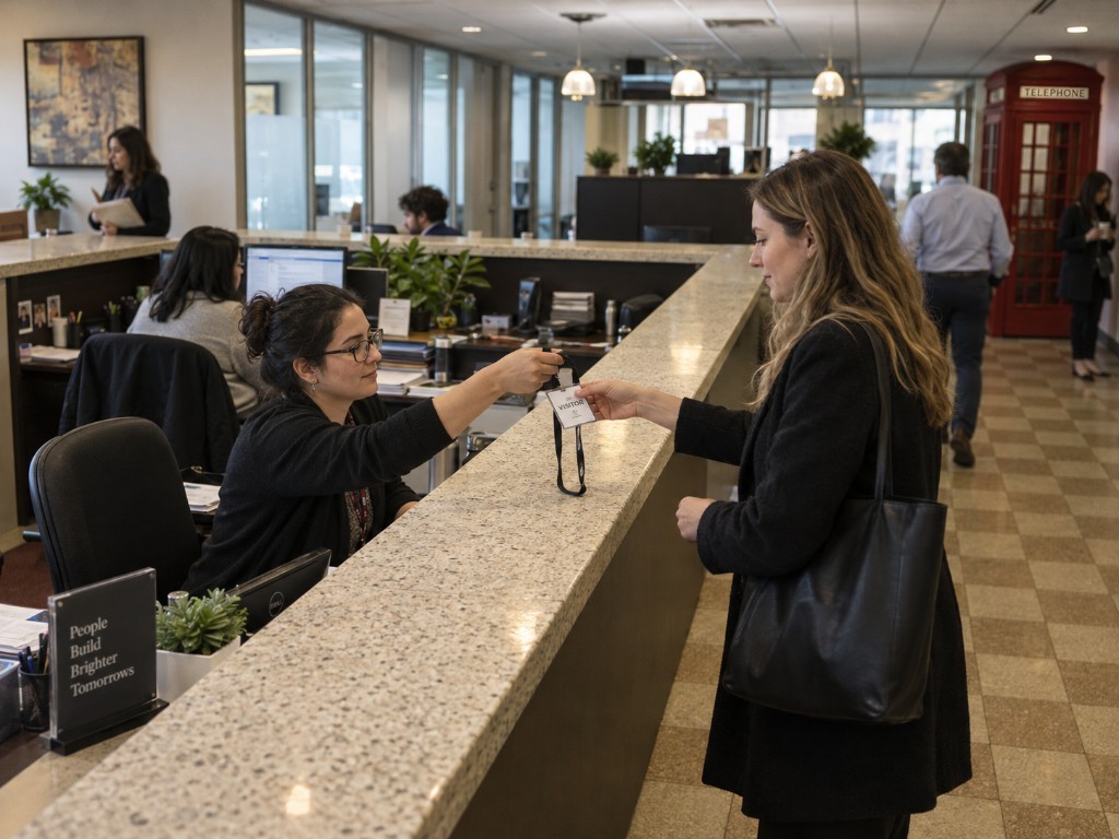 Main reception at the Louis Vuitton Orjin Building, Nişantaşı